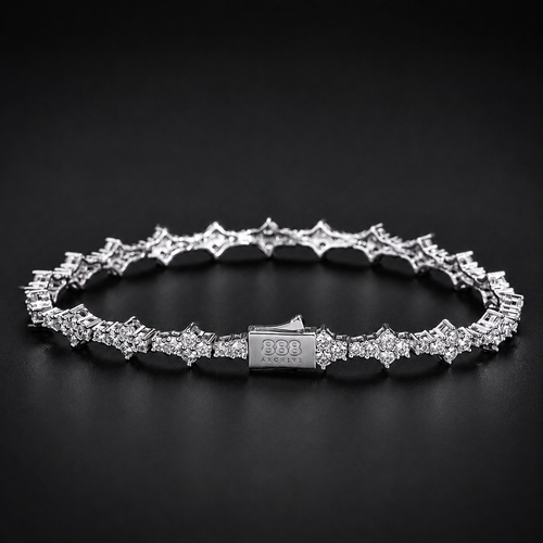 Signature 888 Cross Bracelet