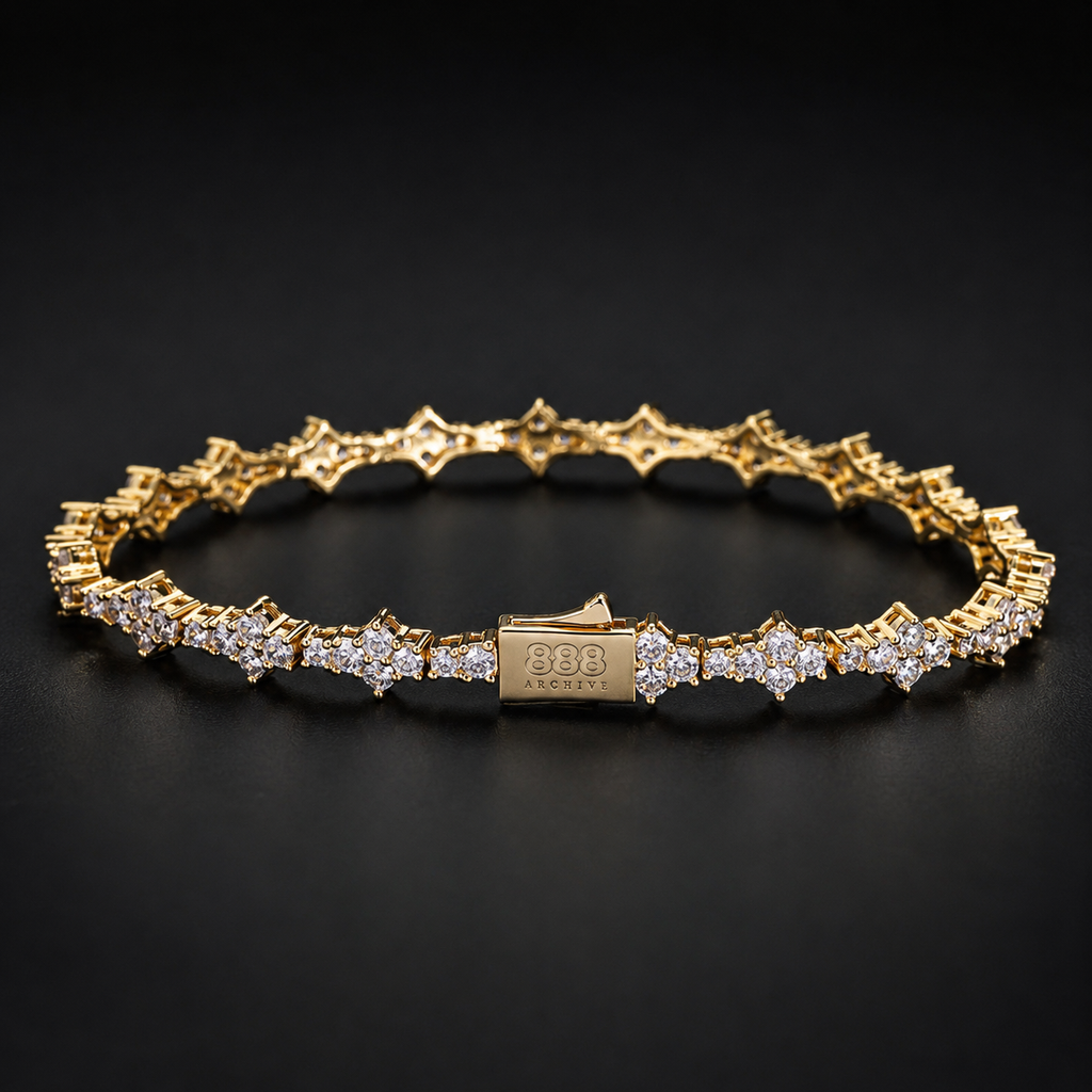 Signature 888 Cross Bracelet